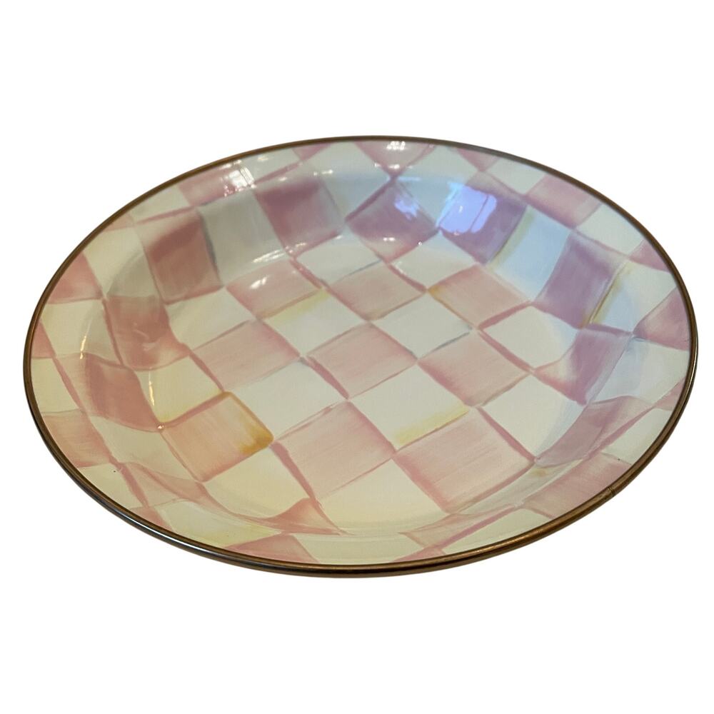 NEW Mackenzie-Childs Rosy Check Pie Plate - Picture 13 of 13